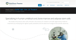 Desktop Screenshot of medistempanama.com