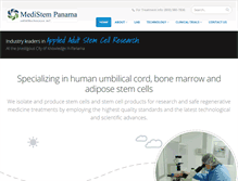 Tablet Screenshot of medistempanama.com